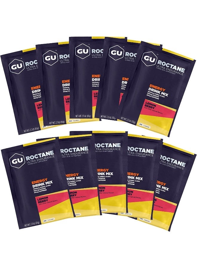 GU Energy Roctane Ultra Endurance Energy Drink Mix, Lemon Berry - Image 4